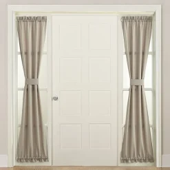 Sun Zero Emory Light-Filtering Rod Pocket Single Sidelight Curtain