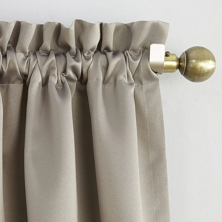 Sun Zero Emory Rod Pocket Energy Saving Light-Filtering Single Curtain Panel