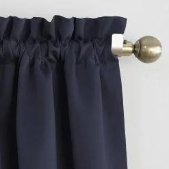 Sun Zero Emory Rod Pocket Energy Saving Light-Filtering Single Curtain Panel