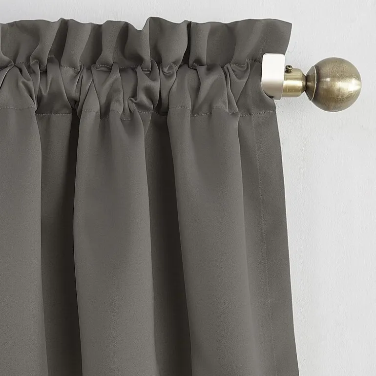 Sun Zero Emory Rod Pocket Energy Saving Light-Filtering Single Curtain Panel