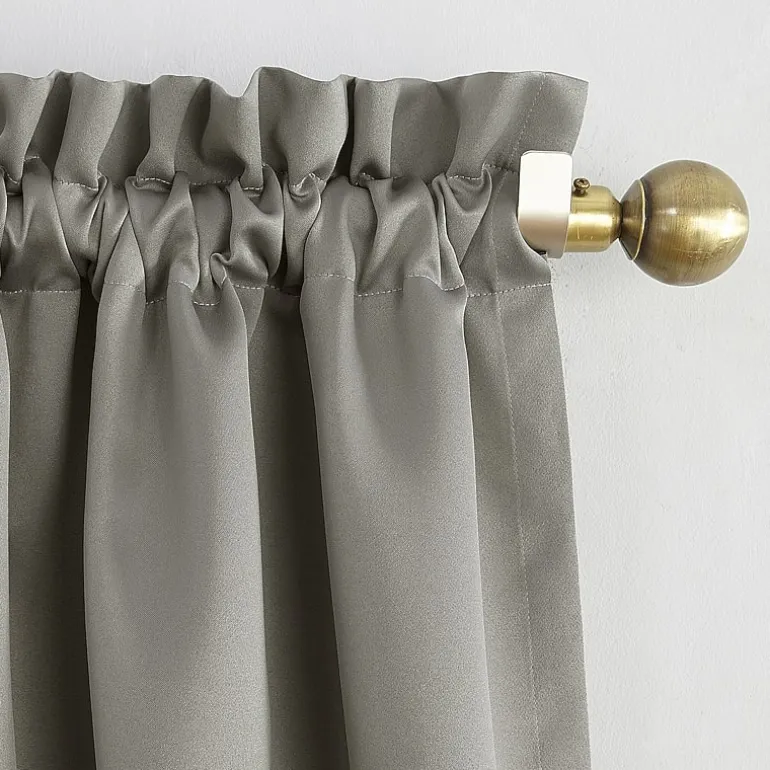 Sun Zero Emory Rod Pocket Energy Saving Light-Filtering Single Curtain Panel