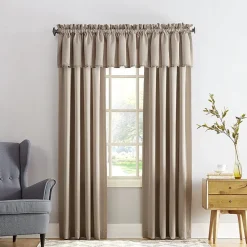 Sun Zero Emory Rod Pocket Energy Saving Light-Filtering Single Curtain Panel