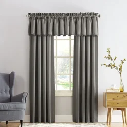 Sun Zero Emory Rod Pocket Energy Saving Light-Filtering Single Curtain Panel