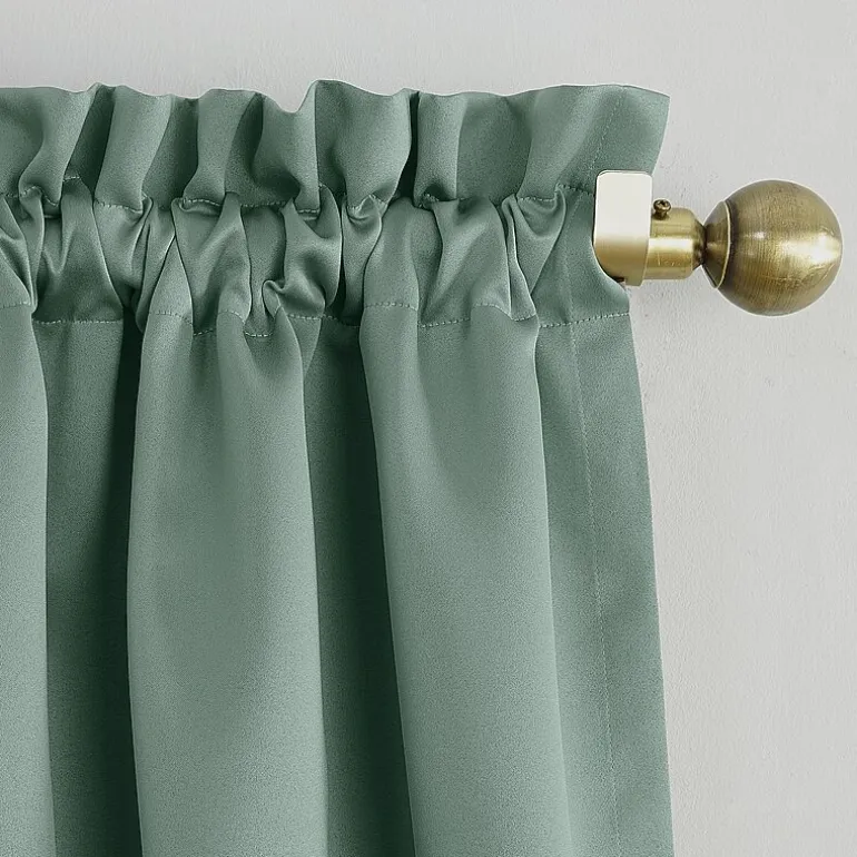 Sun Zero Emory Rod Pocket Energy Saving Light-Filtering Single Curtain Panel