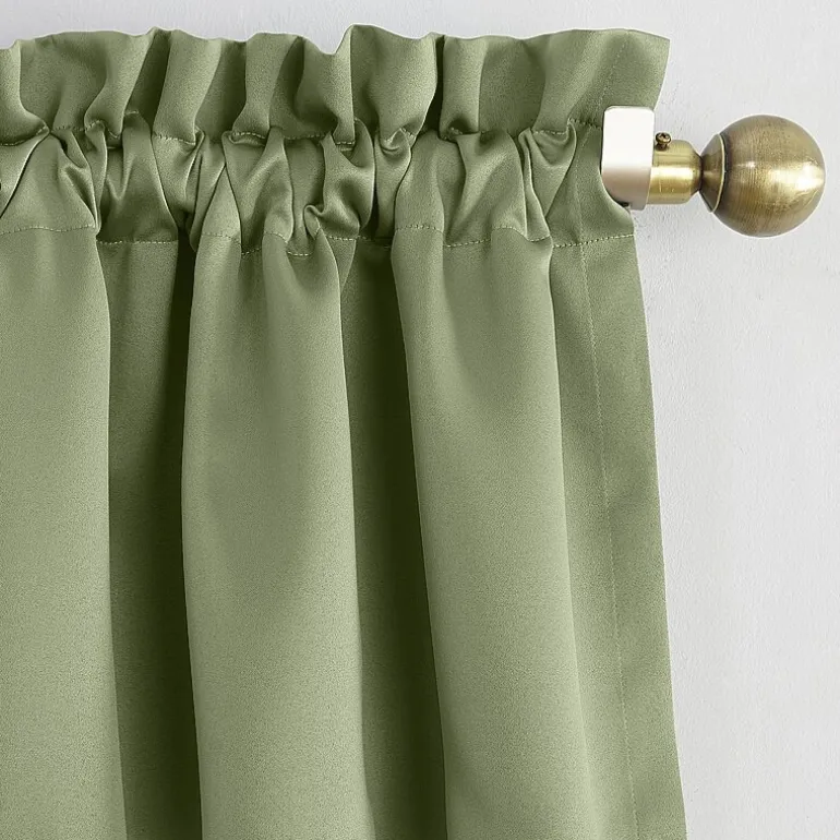 Sun Zero Emory Rod Pocket Energy Saving Light-Filtering Single Curtain Panel
