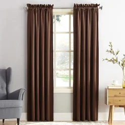 Sun Zero Emory Rod Pocket Energy Saving Light-Filtering Single Curtain Panel