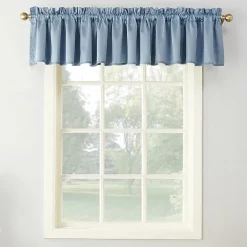 Sun Zero Emory Rod Pocket Tailored Valance