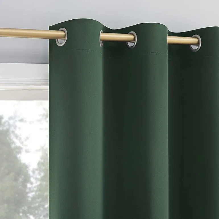 Sun Zero Evan Grommet Top Energy Saving Blackout Single Curtain Panel