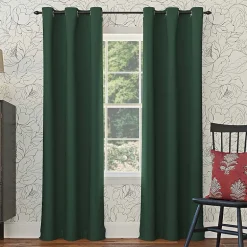 Sun Zero Evan Grommet Top Energy Saving Blackout Single Curtain Panel