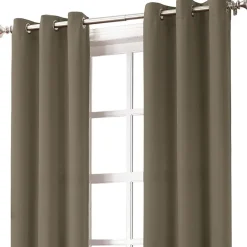 Sun Zero Evan Grommet Top Energy Saving Blackout Single Curtain Panel