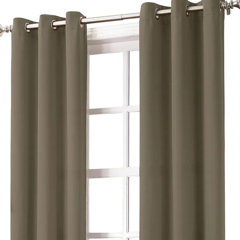 Sun Zero Evan Grommet Top Energy Saving Blackout Single Curtain Panel