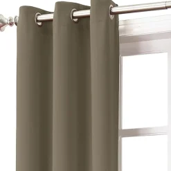 Sun Zero Evan Grommet Top Energy Saving Blackout Single Curtain Panel