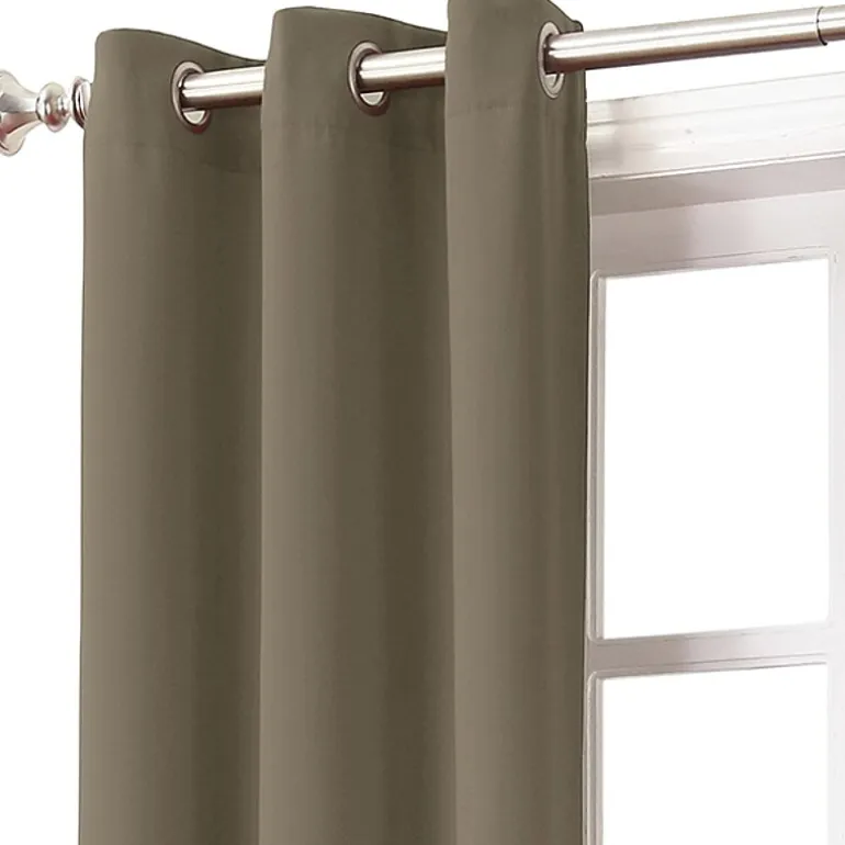 Sun Zero Evan Grommet Top Energy Saving Blackout Single Curtain Panel