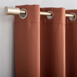 Sun Zero Evan Grommet Top Energy Saving Blackout Single Curtain Panel