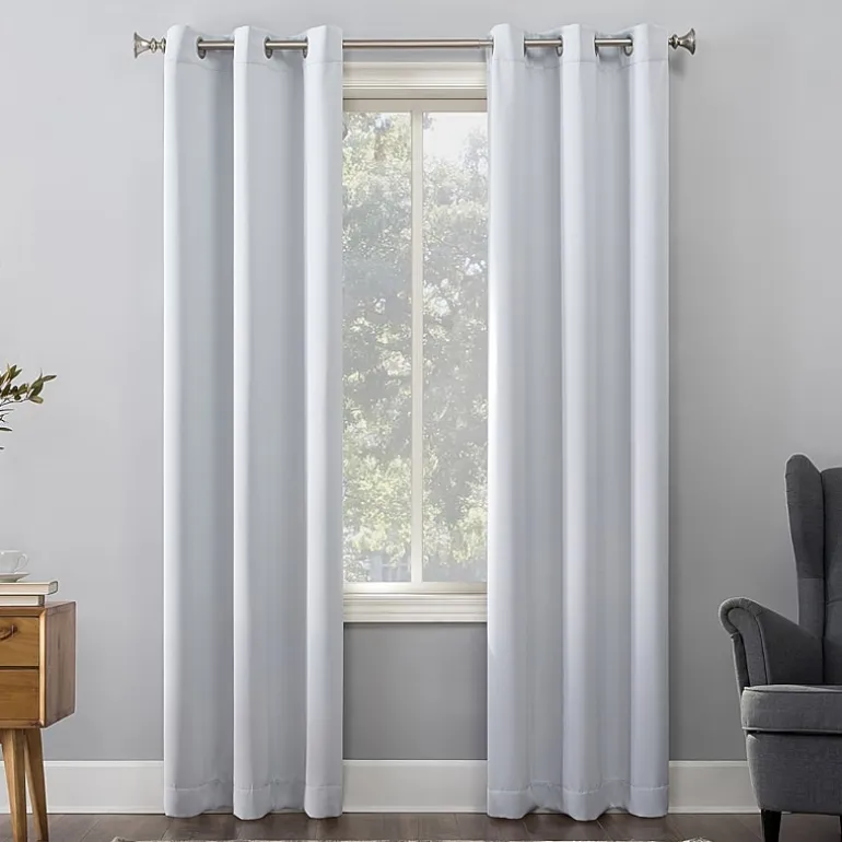 Sun Zero Evan Grommet Top Energy Saving Blackout Single Curtain Panel