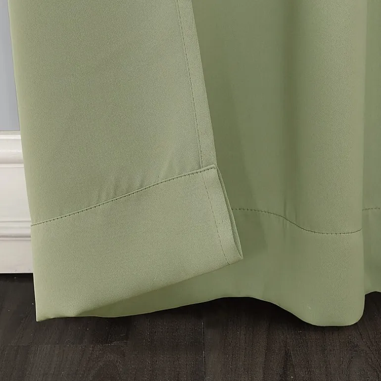 Sun Zero Evan Grommet Top Energy Saving Blackout Single Curtain Panel