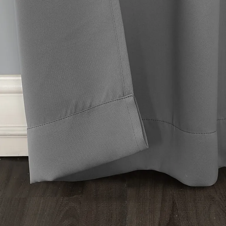 Sun Zero Evan Grommet Top Energy Saving Blackout Single Curtain Panel