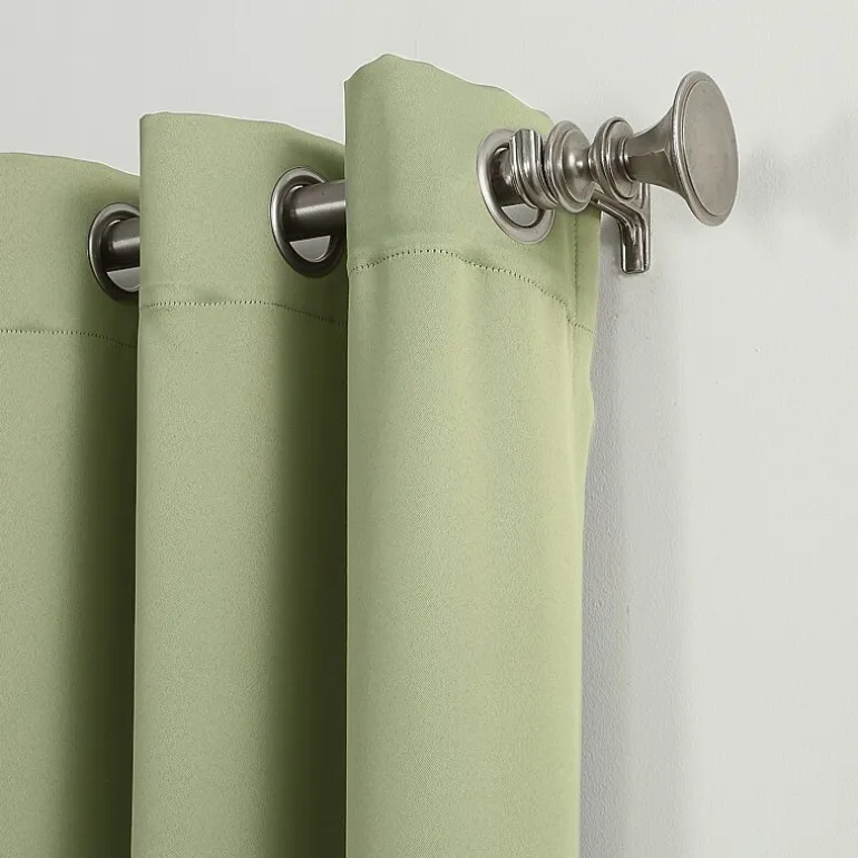 Sun Zero Evan Grommet Top Energy Saving Blackout Single Curtain Panel
