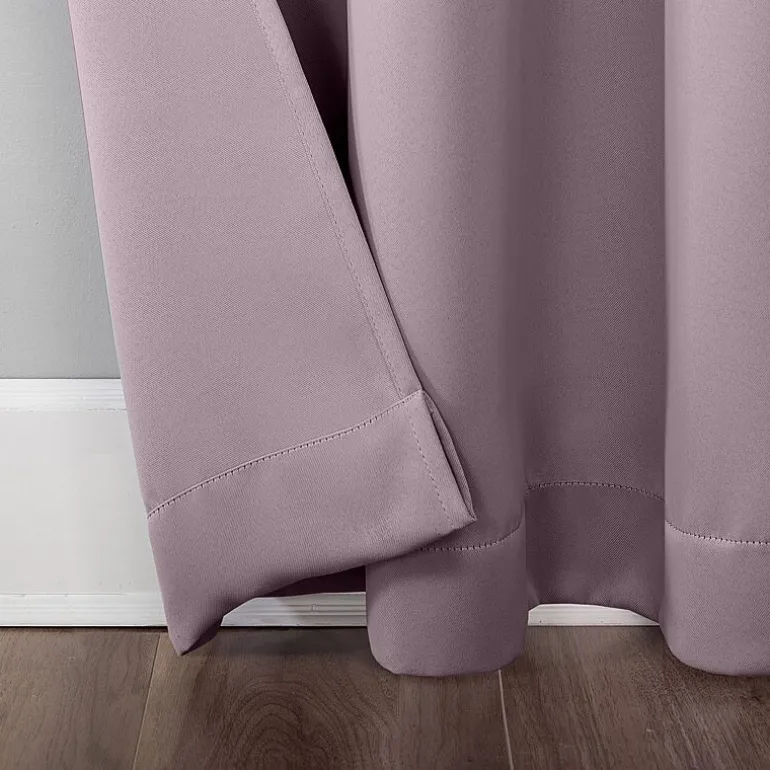 Sun Zero Evan Grommet Top Energy Saving Blackout Single Curtain Panel