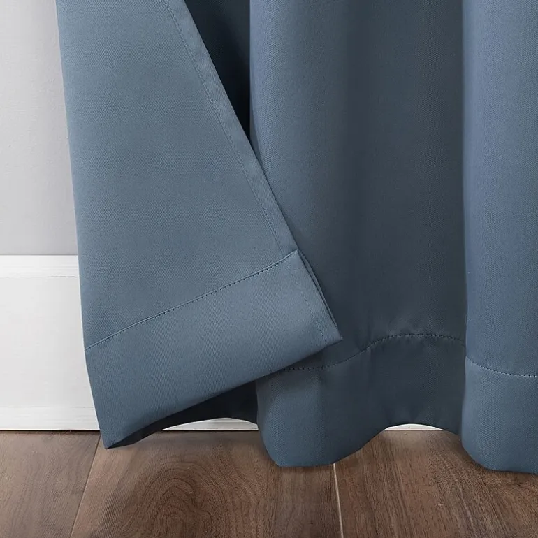 Sun Zero Evan Grommet Top Energy Saving Blackout Single Curtain Panel