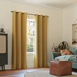 Sun Zero Evan Grommet Top Energy Saving Blackout Single Curtain Panel