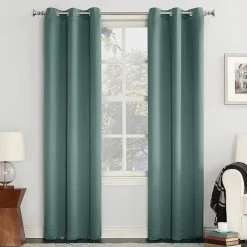 Sun Zero Evan Grommet Top Energy Saving Blackout Single Curtain Panel