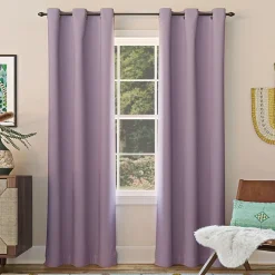 Sun Zero Evan Grommet Top Energy Saving Blackout Single Curtain Panel