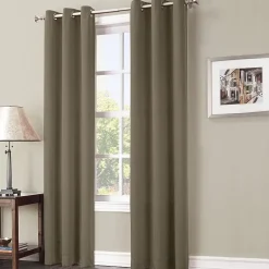 Sun Zero Evan Grommet Top Energy Saving Blackout Single Curtain Panel