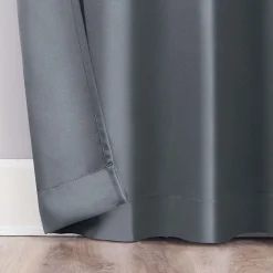 Sun Zero Evan Rod Pocket Energy Saving Blackout Single Curtain Panel