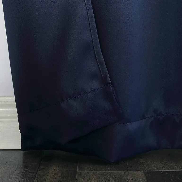 Sun Zero Evan Rod Pocket Energy Saving Blackout Single Curtain Panel
