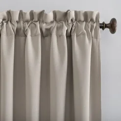 Sun Zero Evan Rod Pocket Energy Saving Blackout Single Curtain Panel