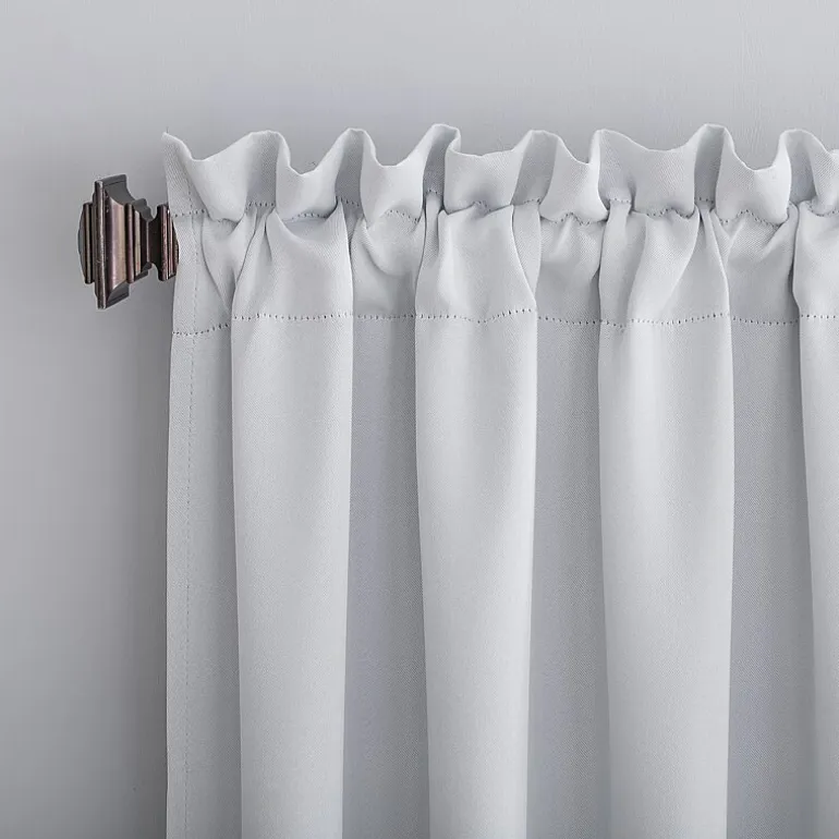 Sun Zero Evan Rod Pocket Energy Saving Blackout Single Curtain Panel