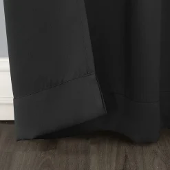 Sun Zero Evan Rod Pocket Energy Saving Blackout Single Curtain Panel