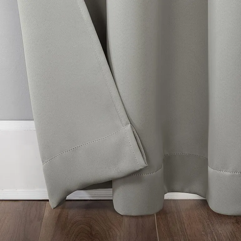 Sun Zero Evan Rod Pocket Energy Saving Blackout Single Curtain Panel