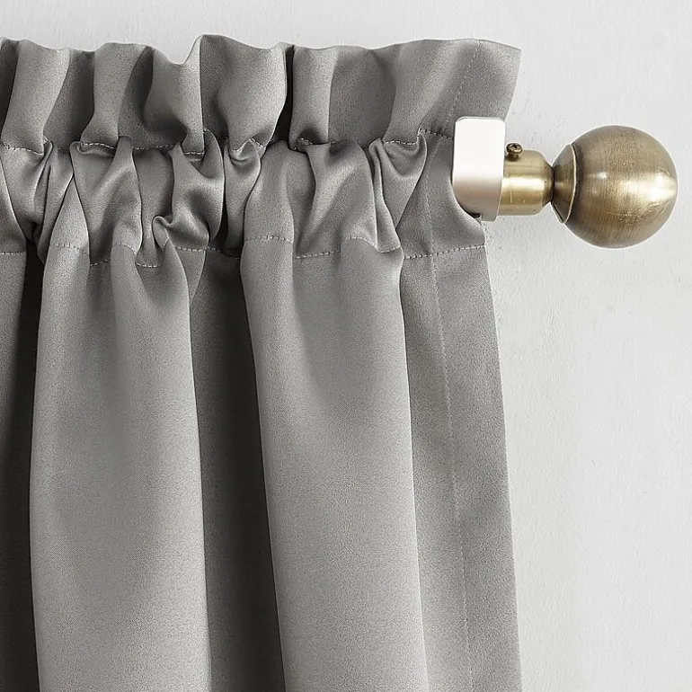 Sun Zero Evan Rod Pocket Energy Saving Blackout Single Curtain Panel