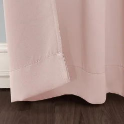 Sun Zero Evan Rod Pocket Energy Saving Blackout Single Curtain Panel