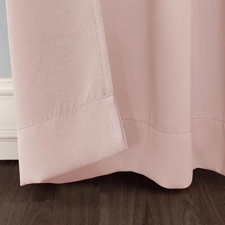 Sun Zero Evan Rod Pocket Energy Saving Blackout Single Curtain Panel