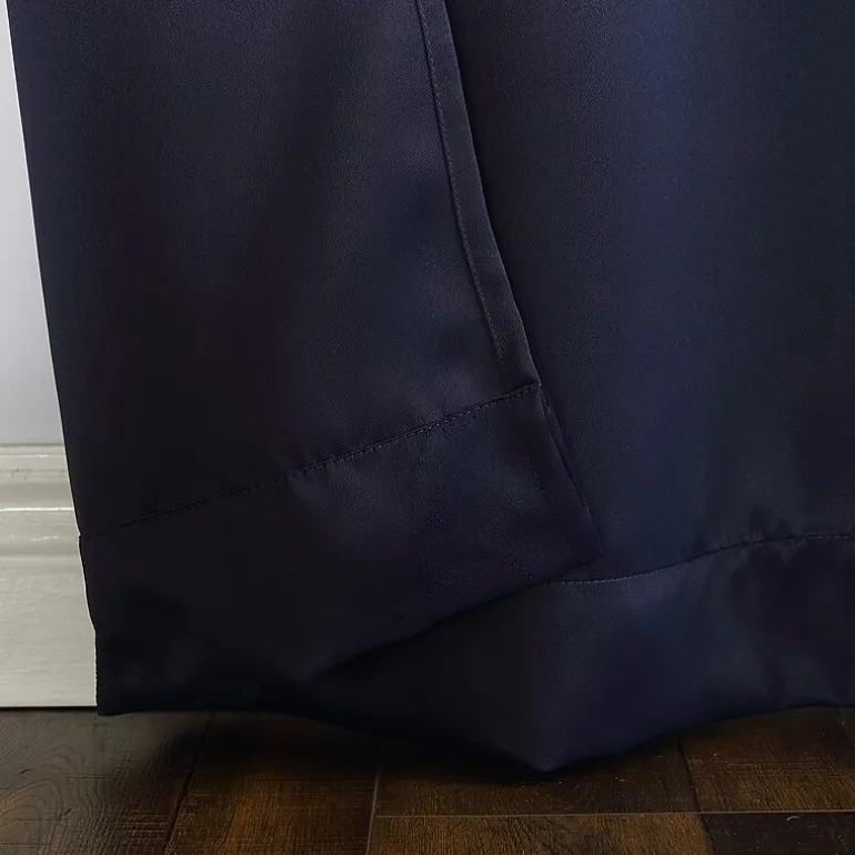 Sun Zero Evan Tab Top Energy Saving Blackout Single Curtain Panel