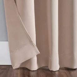 Sun Zero Evan Tab Top Energy Saving Blackout Single Curtain Panel