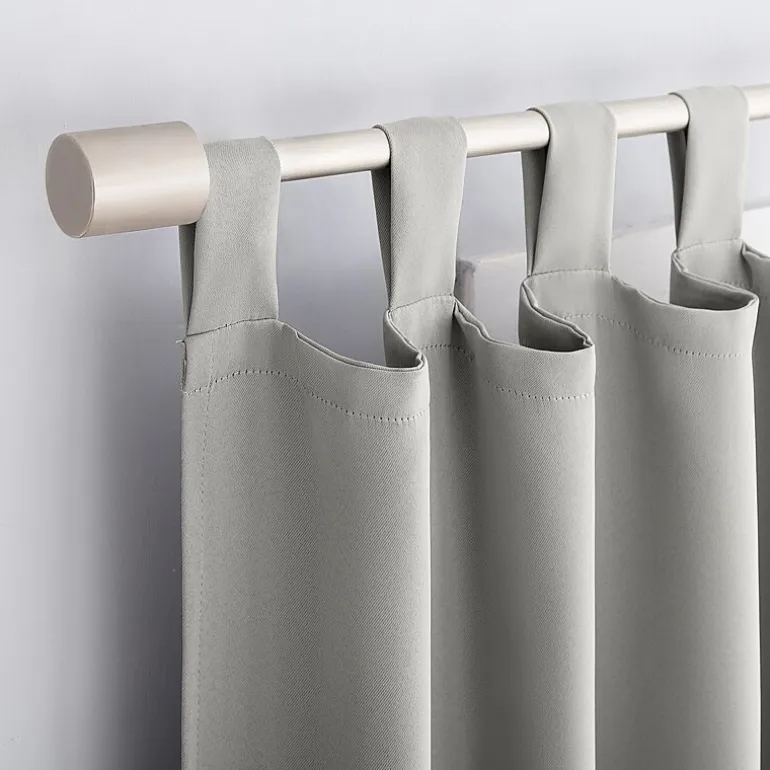 Sun Zero Evan Tab Top Energy Saving Blackout Single Curtain Panel