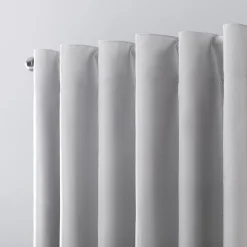 Sun Zero Evelina Faux Dupioni Silk Thermal Extreme Back Tab Energy Saving 100% Blackout Single Curtain Panel