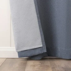 Sun Zero Glynn Magnetic Closure Grommet Top 100% Blackout Set of 2 Curtain Panel