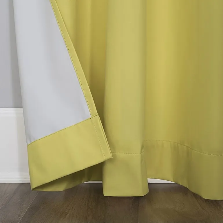Sun Zero Harper Grommet Top Energy Saving 100% Blackout Single Curtain Panel