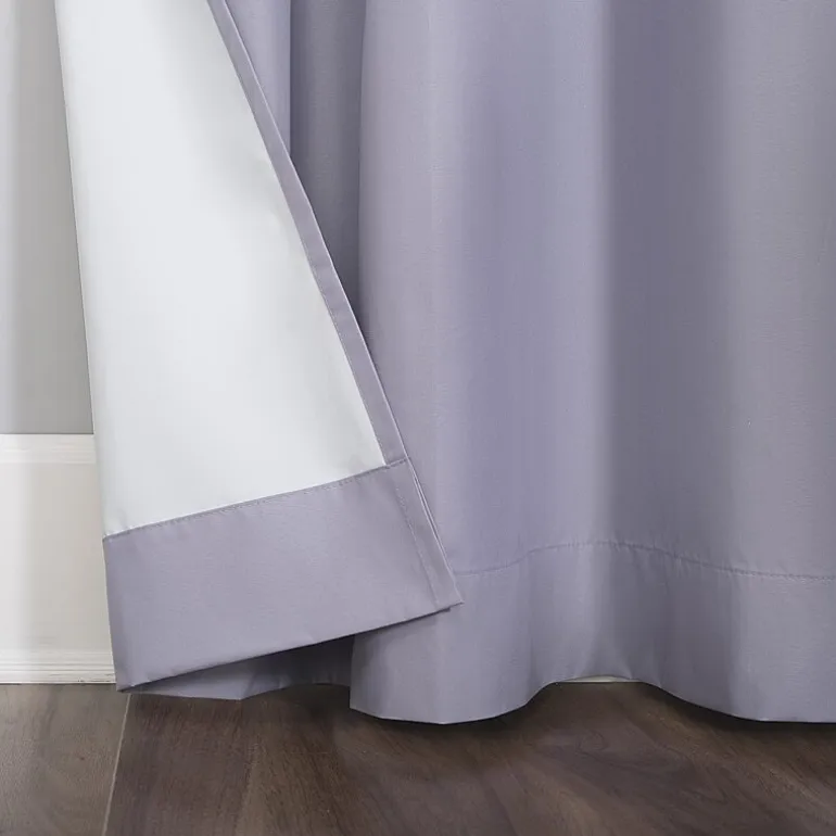 Sun Zero Harper Grommet Top Energy Saving 100% Blackout Single Curtain Panel