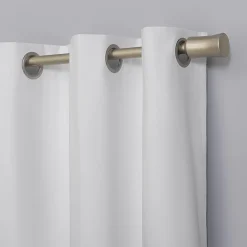 Sun Zero Harper Grommet Top Energy Saving 100% Blackout Single Curtain Panel