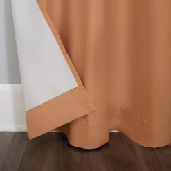 Sun Zero Harper Grommet Top Energy Saving 100% Blackout Single Curtain Panel