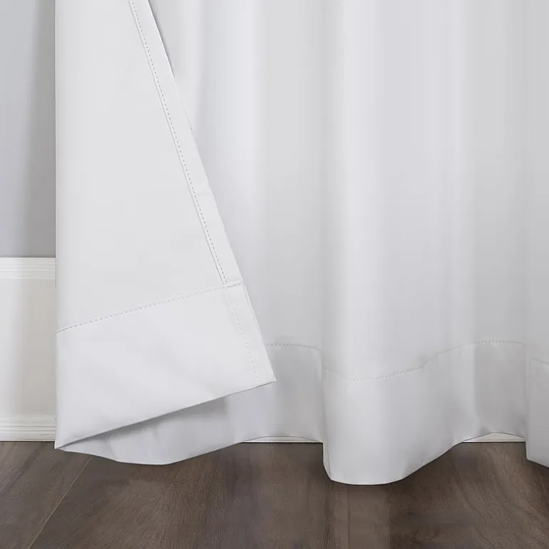 Sun Zero Harper Grommet Top Energy Saving 100% Blackout Single Curtain Panel