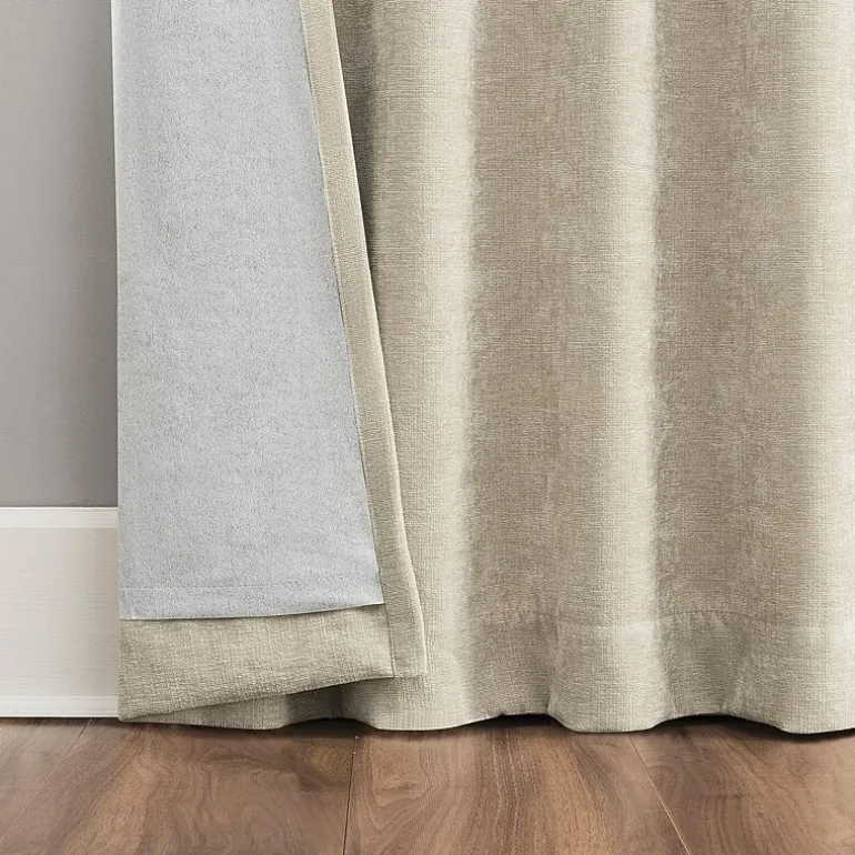 Sun Zero Isidora Grommet Top Energy Saving 100% Blackout Single Curtain Panel
