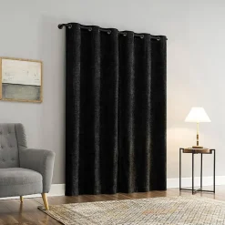 Sun Zero Isidora Grommet Top Energy Saving 100% Blackout Single Curtain Panel