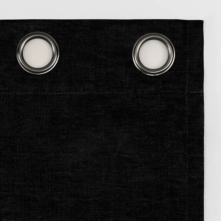 Sun Zero Isidora Grommet Top Energy Saving 100% Blackout Single Curtain Panel